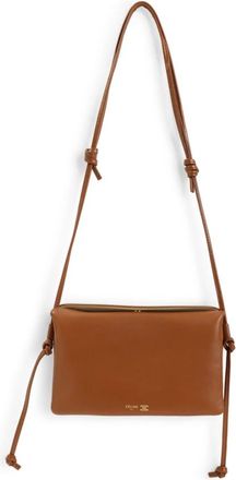 Celine Shoulder Bags, female, Brown, Size: ONE SIZE Trio Flap