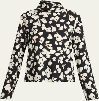 Proenza Schouler Ansel Floral Twill Top