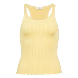 Alaia Dames, Tops, Geel, Maat: XS