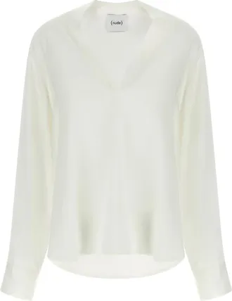Nude Mujer, Blusas y Camisas, Blanco, Talla: S