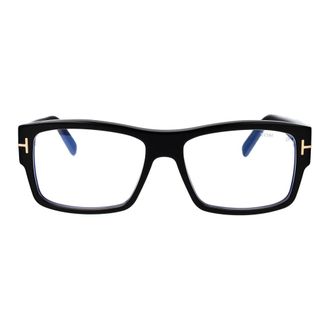 Tom Ford Blue Block Square Optical - unisex - Tom Ford - Glasses - Black - 55 MM - Accessories