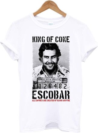 Bang Tidy Clothing Mens King of Coke T Shirt White-M