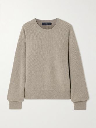 arch4 Pullover In Cashmere A Coste Cornwall - Grigio