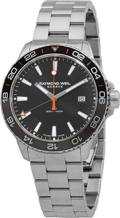 Raymond Weil Tango Quartz Black Dial Mens Watch 8280 -ST2-20001
