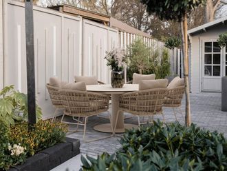 Intenso Furniture Intenso Trofarello/La Fonte &oslash;150cm dining tuinset 7-delig
