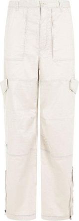 Acne Studios Beige Cargo Pants With Wide Leg Design