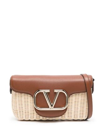 Valentino Garavani VLogo Signature crossbodytas - Beige