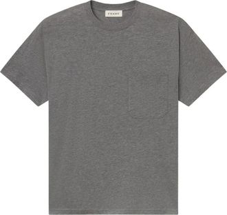 Frame Denim T-shirt con Taschino Relaxed - - Tops - Uomo - Grigio - S