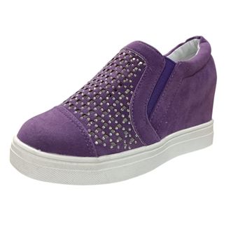 Generic Ankle Boots for Womens Daily Lady Gardener Platform Clog (Purple, 4.5)