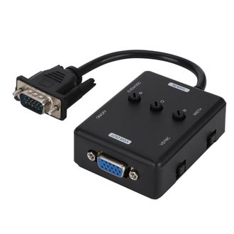 OEM Convertidor De Entrada S-video, Adaptador Bnc A Vga, Con Visualizaci&oacute;n En Pantalla, Ajustes Personalizables, Dise&ntilde;o Compacto Y Port&aacute;til, Ideal Para Vi