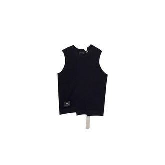 Yohji Yamamoto Tops, Heren, Zwart, L, Mouwloze Tops