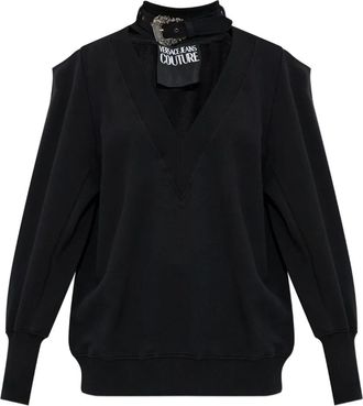 Versace Jeans Couture Felpa con fibbia - Nero