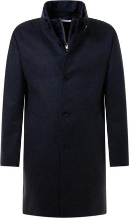 Baldessarini Stijlvol Herenhorloge - Heren - Mantel - Blauw - XL - Jassen