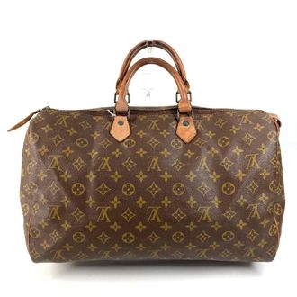 Louis Vuitton Brown Monogram Monogram Boston Bag Handbag Tote Bag (Pre-Owned)