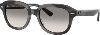 Ray-Ban ERIK Grey Gradient Square Unisex Sunglasses RB4398 140432 53