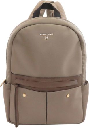 Michael Kors Brown Nylon Backpack (Pre-Owned)