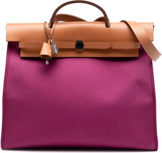 Herm&egrave;s Pre-owned Hermes Toile Herbag Zip 39 Ladies H564699JIFIFED9S