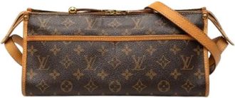 Louis Vuitton Pre-owned Monogram Schoudertas - Dames - Vintage Schoudertas - Bruin - ONE Size - Leer - Vintage