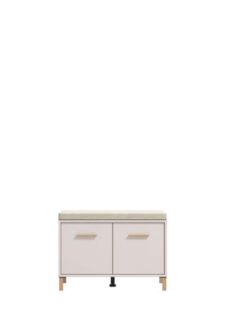 HOME AFFAIRE Schuhbank »Belfort, Schuhschrank, Schuhregal, Schuhtruhe, Breite 80 cm« mit Sitzkissen und zwei geschlossenen Fächern, in eleganten Farben