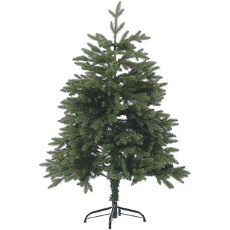 Beliani Beliani - Rbol De Navidad Artificial Verde Pvc Base Met&aacute;lica 120 Cm Estilo Tradicional Huxley