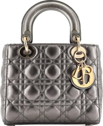 Dior My Lady Dior Bag Cannage Quilt Lambskin satchel - Groen