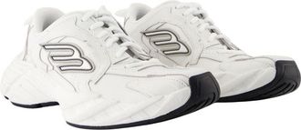 Balenciaga Womens Monday Sneaker White Calfskin