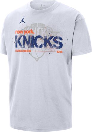 Nike Mens New York Knicks Courtside Jordan 85 NBA Statement T-Shirt in White | IF4530-100