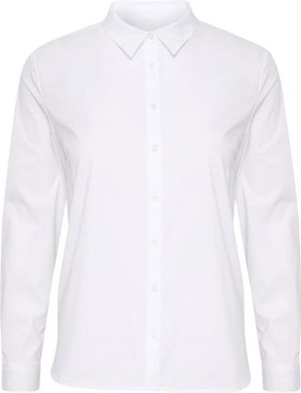 Part Two Klassieke Witte Blouse Bimini Blouse - Dames - Overhemden - Wit - 2XS - Katoen - Overhemden