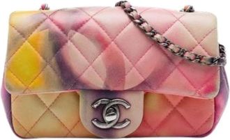 Chanel Pre-owned Crossbody Bag - Dames - Vintage Schoudertas - Veelkleurig - ONE Size - Leer - Vintage