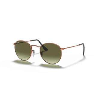 Ray-Ban Ronde Metalen Zonnebril - unisex - Zonnebrillen - Bruin - 50 MM - Accessoires