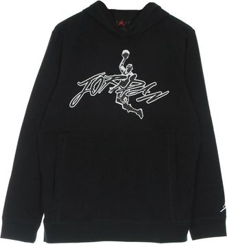 Nike Jordan Graphic Hoodie Sweatshirt - Heren - Sportshirts - Zwart - M - Katoen - Fitness