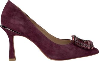 Alma En Pena Hoge hak schoen broche - Dames - Pumps - Rood - 37 EU - Schoenen