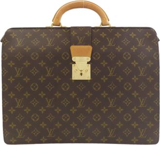Louis Vuitton Brown Monogram Monogram Canvas Briefcase (Pre-Owned)