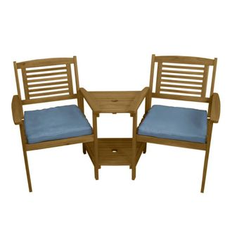 MonsterShop Companion Seat With Cushions in Brown