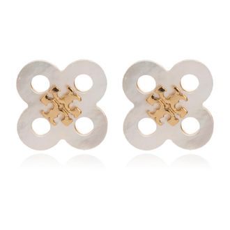 Tory Burch Kira Clover Earring - Dames - Oorbellen - Geel - ONE Size - Accessoires