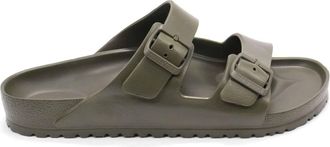 Birkenstock Mens Arizona Essentials Eva Sandals In Khaki