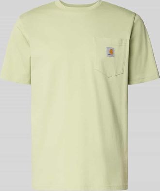 Carhartt Work in Progress T-Shirt mit Label-Detail in Hellgruen, Größe XXL