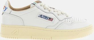 Autry White Medalist Low Leather Sneakers