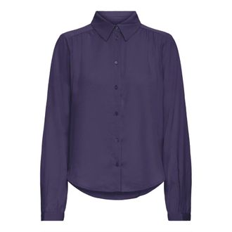 Ichi Ichi - Ihkimmie SH Bluser 20123900 - Dames - Blouses & Shirts - Blauw - Maat: XS