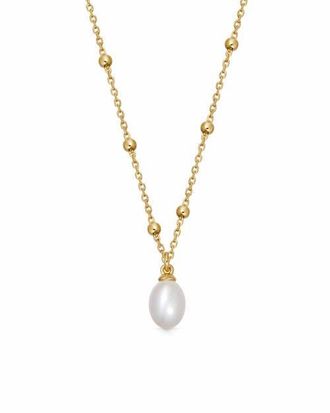 Astley Clarke Gold Biography White Pearl Pendant Necklace at Nordstrom, Size 18