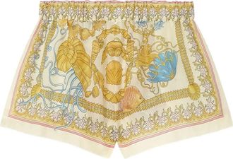 Versace Shorts Underwater Barocco - Oro