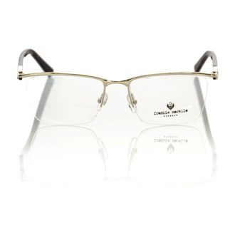 Frankie Morello Accessoires, Heren, Geel, ONE Size, Gouden Metallic Clubmaster Brilmontuur