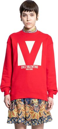 Valentino Chez Valentino Cotton Sweatshirt