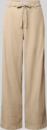 Angels Wide Fit Stoffhose mit B&uuml;gelfalten Modell Livia in Sand, Gr&ouml;&szlig;e 38/30