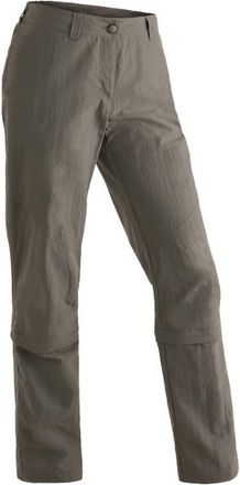 Maier Sports Nicole Capri Zip-Off-Hose für Damen | braun/grau