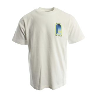 Casablanca T-Shirts, male, White, Size: S M-Ss26-Jts-001-10 T-shirt
