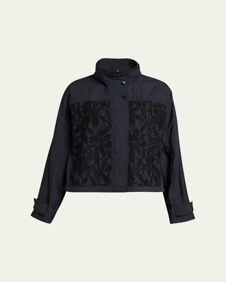 Moncler Epimedium Embroidered Jacket