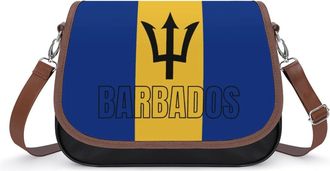 Generic Barbados Flag Fashion Womens Crossbody Bags Novelty Handbag Shoulder Bag Purse