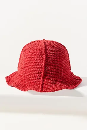 Anthropologie Wyeth Solea Crochet Bucket Hat