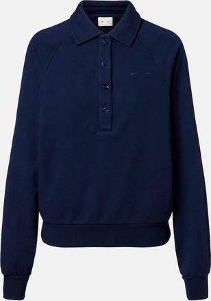 The Upside Elle cotton jersey polo sweater